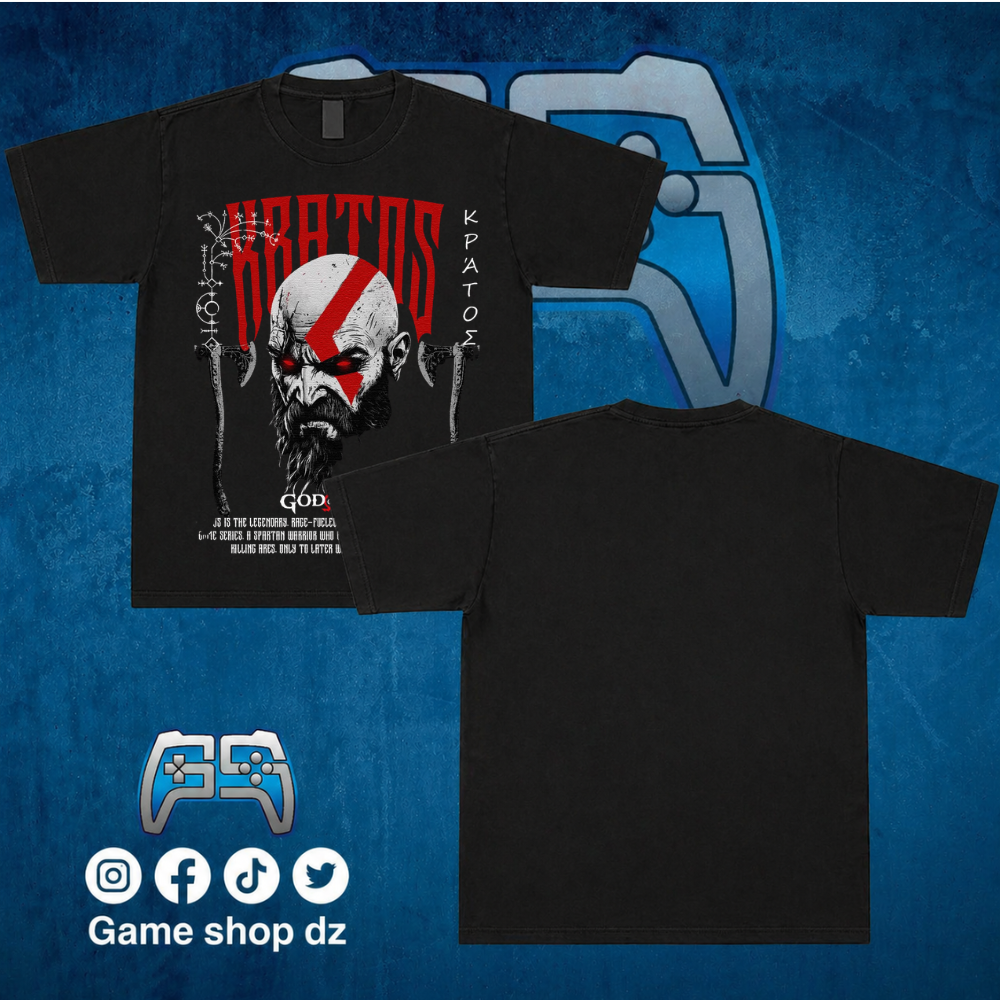 T SHIRT KRATOS GOD OF WAR | NOIR