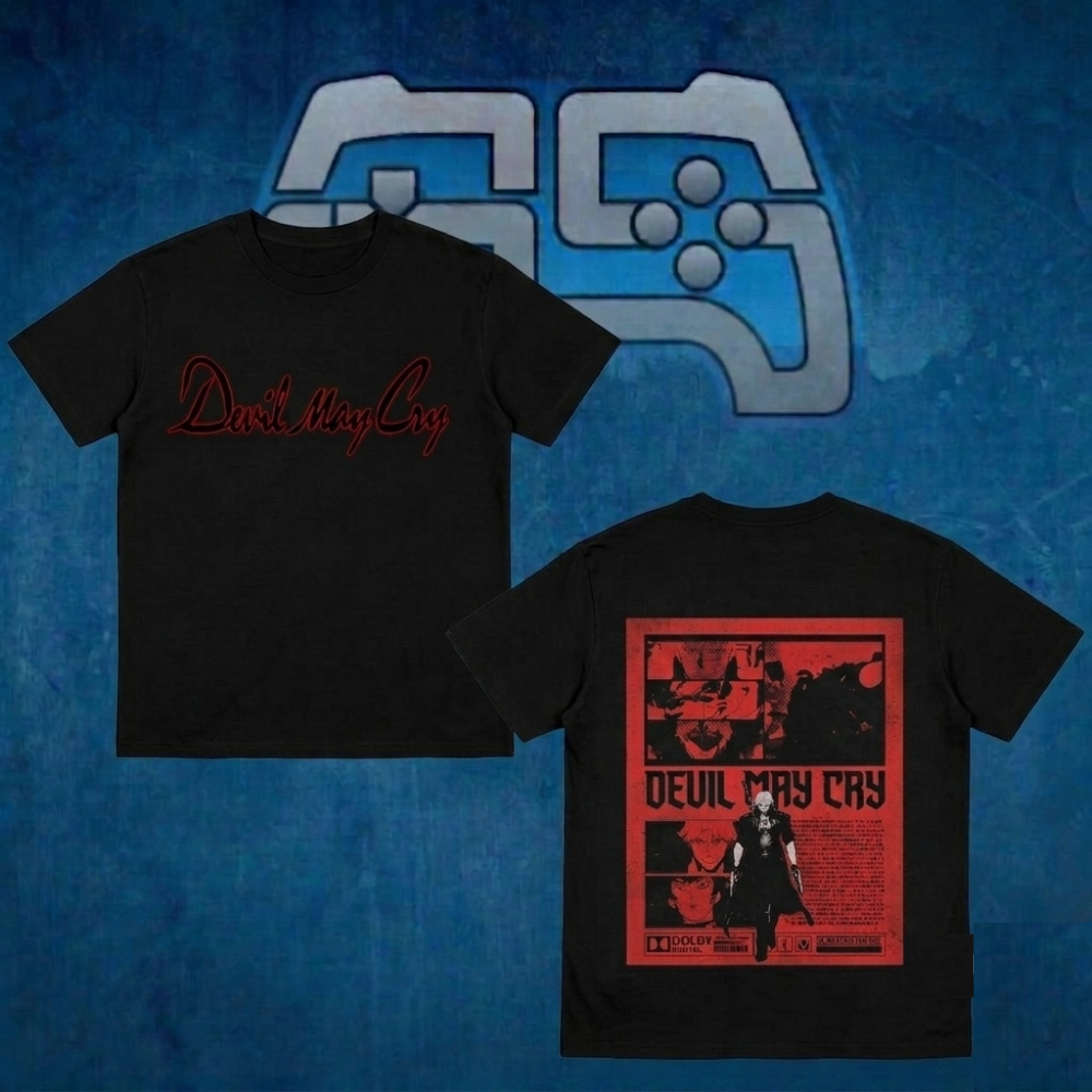 T-SHIRT DEVIL MAY CRY | NOIR