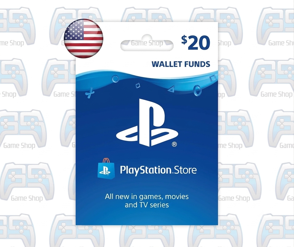 CARTE PRÉPAYÉE PLAYSTATION NETWORK ( PSN ) : 20 USD | USA | Gift Card
