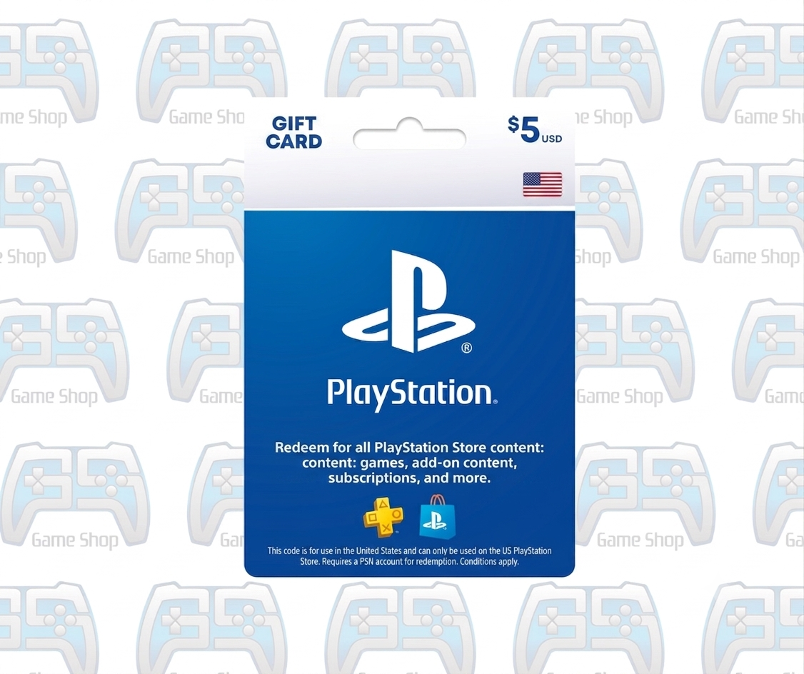 CARTE PRÉPAYÉE PLAYSTATION NETWORK ( PSN ) : 5 USD | USA | Gift Card