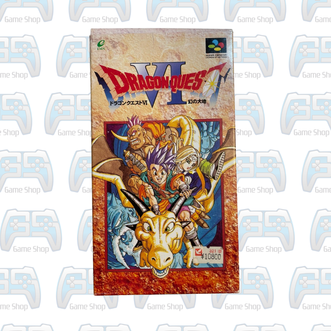 DRAGON QUEST VI 6 MABOROSHI NO DAICHI | SUPER FAMICOM JAPAN | VGC