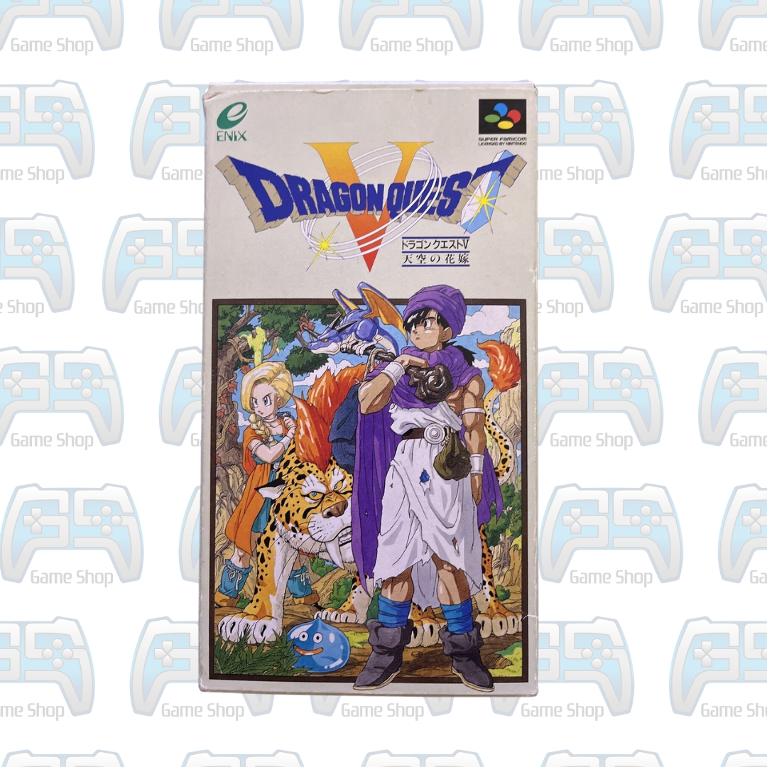 DRAGON QUEST V 5 TENKU NO HANAYOME | SUPER FAMICOM JAPAN | VGC SANS NOTICE