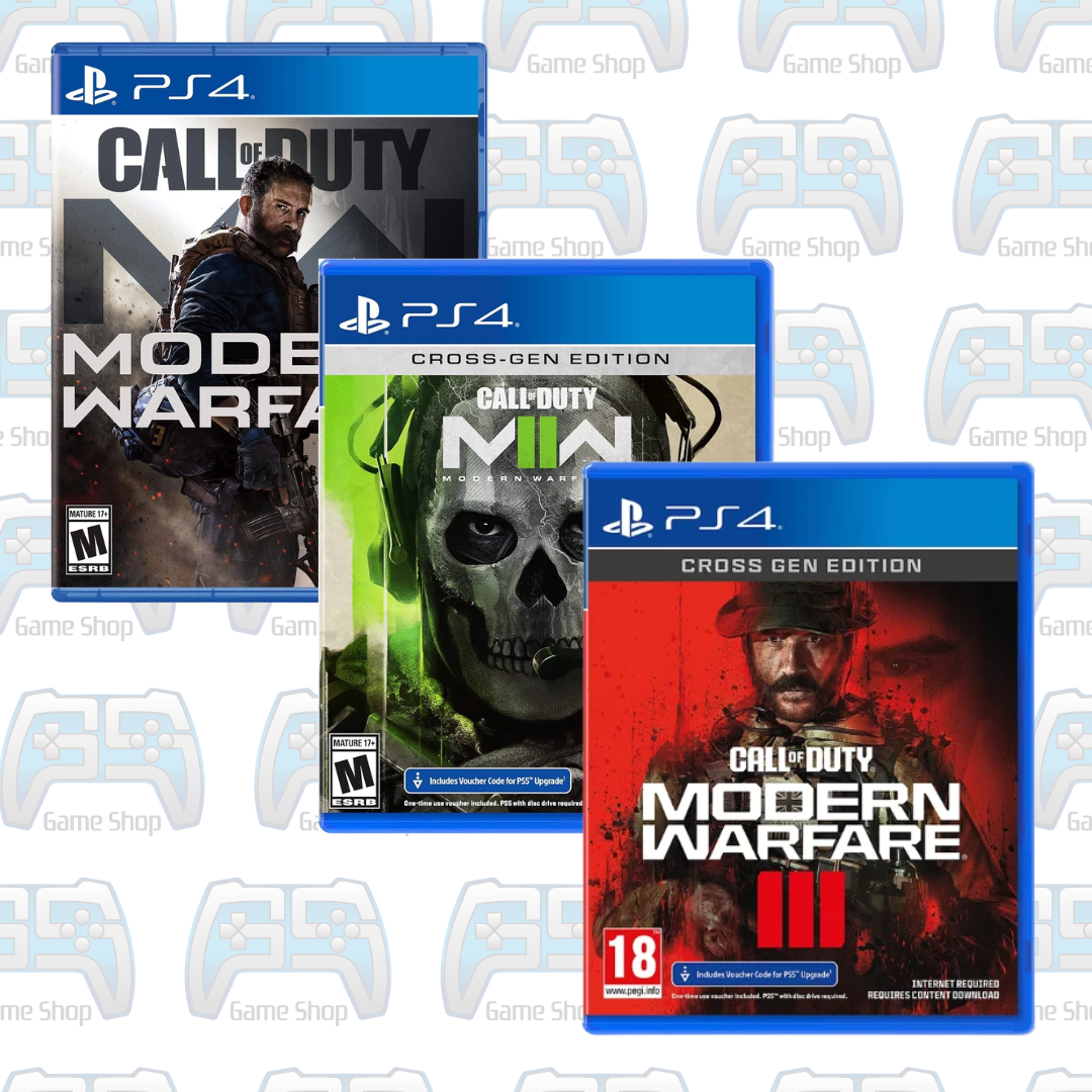 TRILOGIE CALL OF DUTY: MODERN WARFARE REBOOT (MW + MWII + MWIII) | PS4 | OCCASION