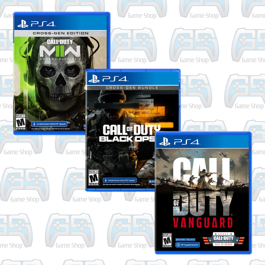 PACK TRILOGIE CALL OF DUTY : MODERN WARFARE II + BLACK OPS 6 + VANGUARD | PS4 | OCCASION