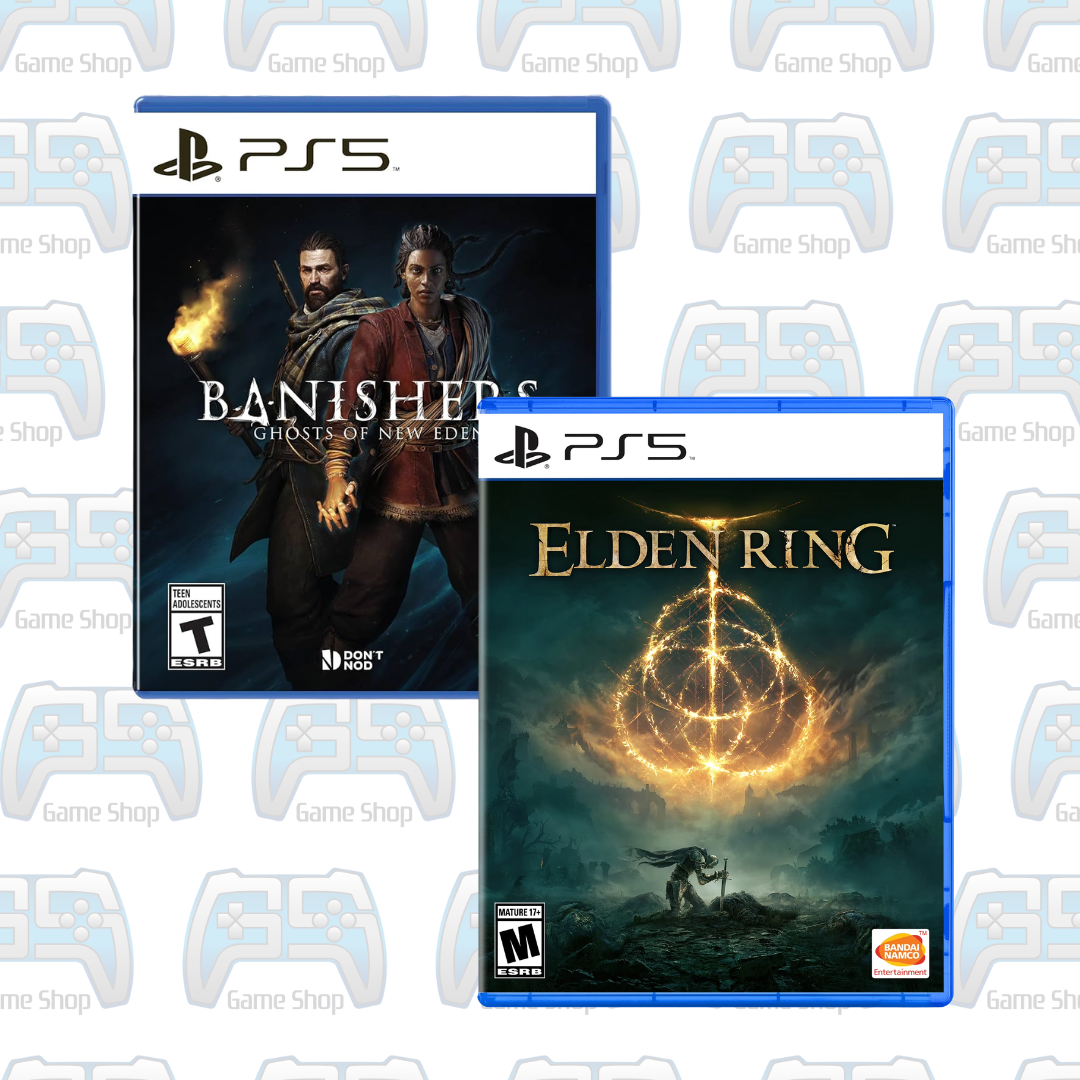 PACK ACTION-RPG D'EXCEPTION : ELDEN RING + BANISHERS: GHOSTS OF NEW EDEN | PS5 | OCCASION