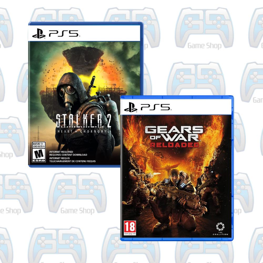 PACK SURVIE POST-APOCALYPTIQUE & COMBATS MILITAIRES VISCÉRAUX : S.T.A.L.K.E.R. 2: HEART OF CHORNOBYL + GEARS OF WAR: RELOADED | PS5