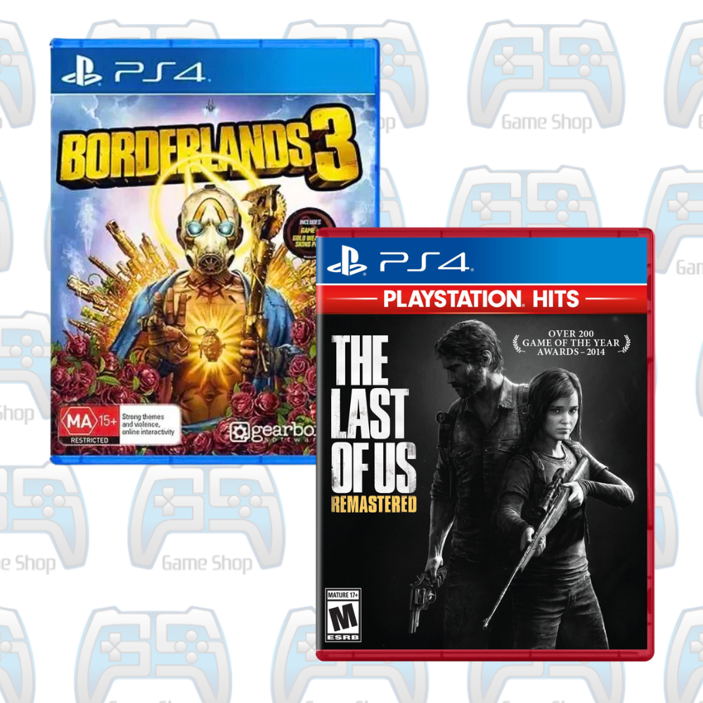 PACK DUO SURVIE & BUTIN PS4 : THE LAST OF US REMASTERED + BORDERLANDS 3 | OCCASION