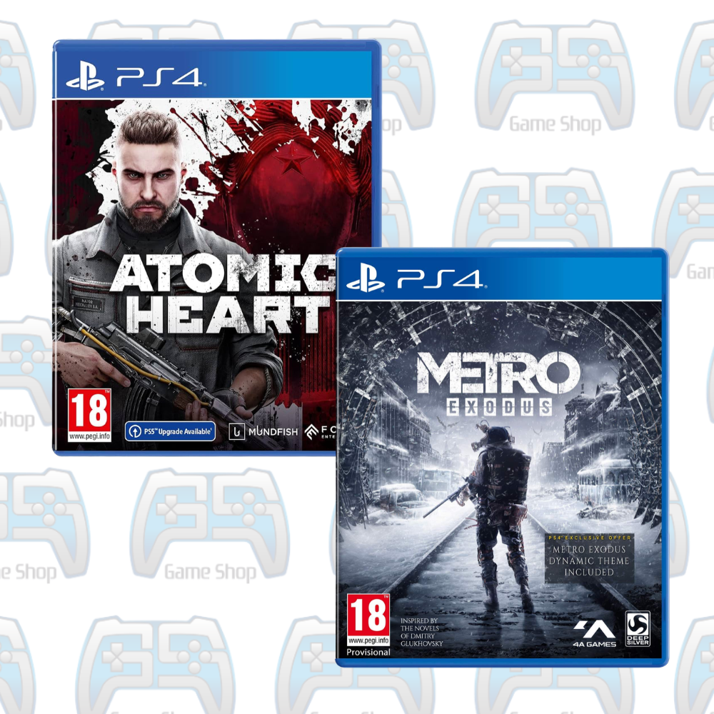 PACK DUO DYSTOPIE & SURVIE PS4 : METRO EXODUS + ATOMIC HEART | OCCASION
