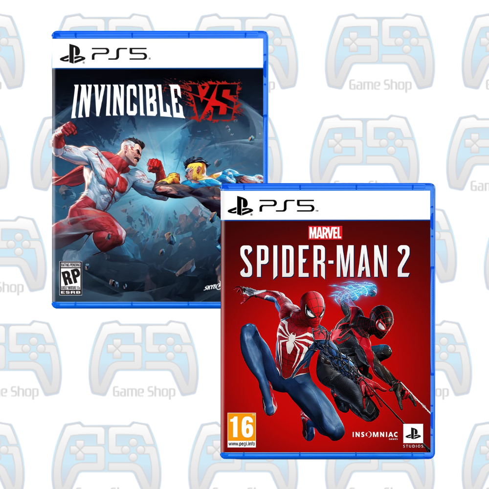PACK CHOC SUPER-HÉROS & COMBATS DÉVASTATEURS : MARVEL'S SPIDER-MAN 2 + INVINCIBLE VS | PS5